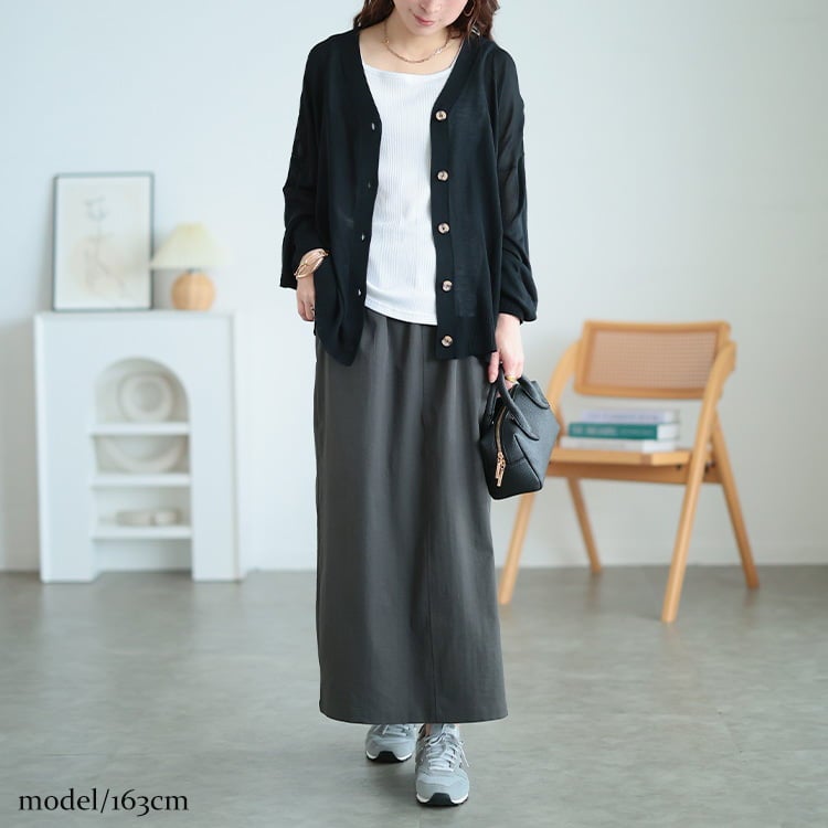 大きいサイズ レディース サマーニットドルマンカーディガン