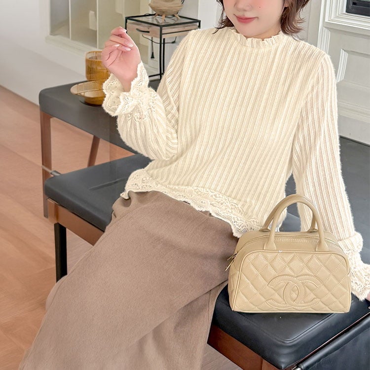 大きいサイズ レディース キャンディスリーブリブレーストップス