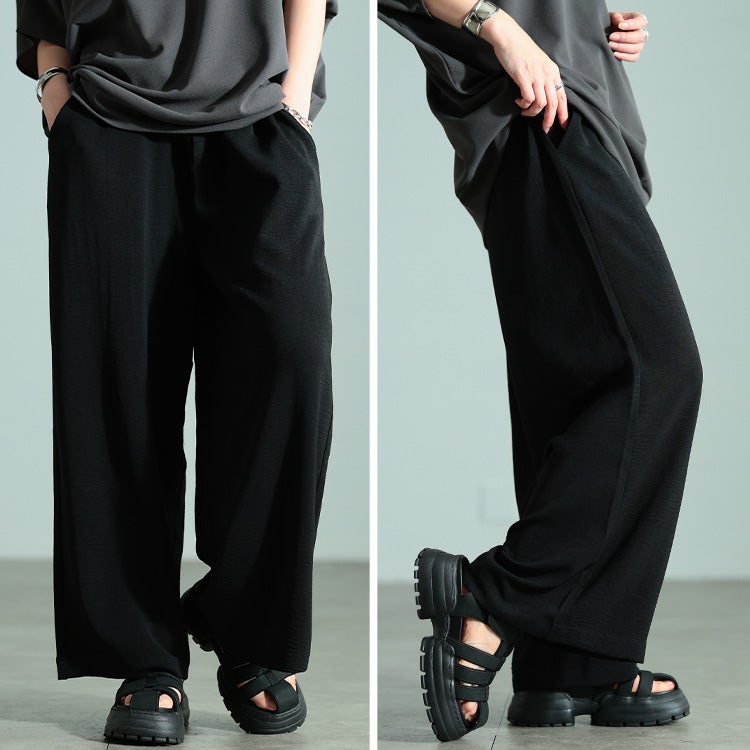 大きいサイズ レディース 冷感ワイドパンツ