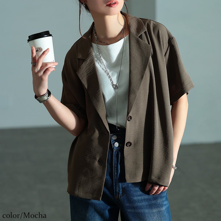 大きいサイズ レディース 冷感テーラードジャケット