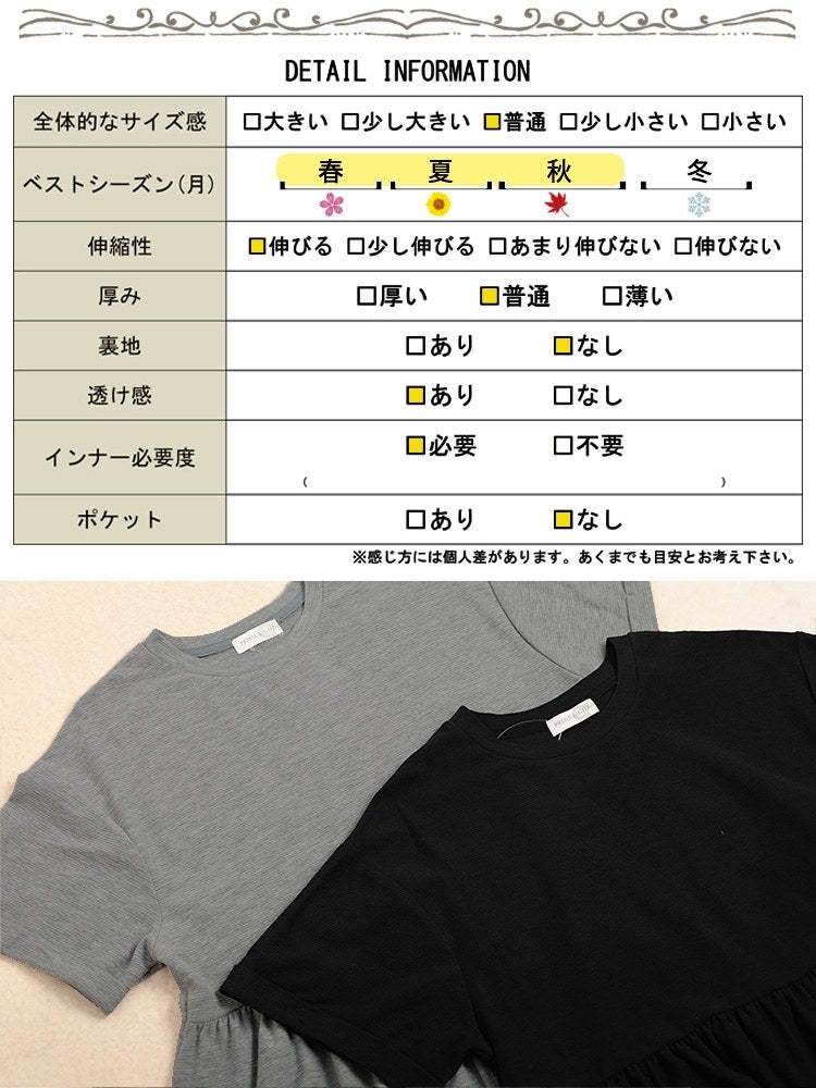 大きいサイズ レディース 吸水速乾＆UVカットペプラムプルオーバー