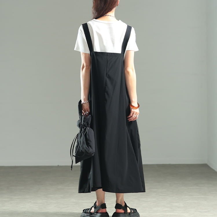 大きいサイズ レディース チュールレイヤードZIPジャンパースカート