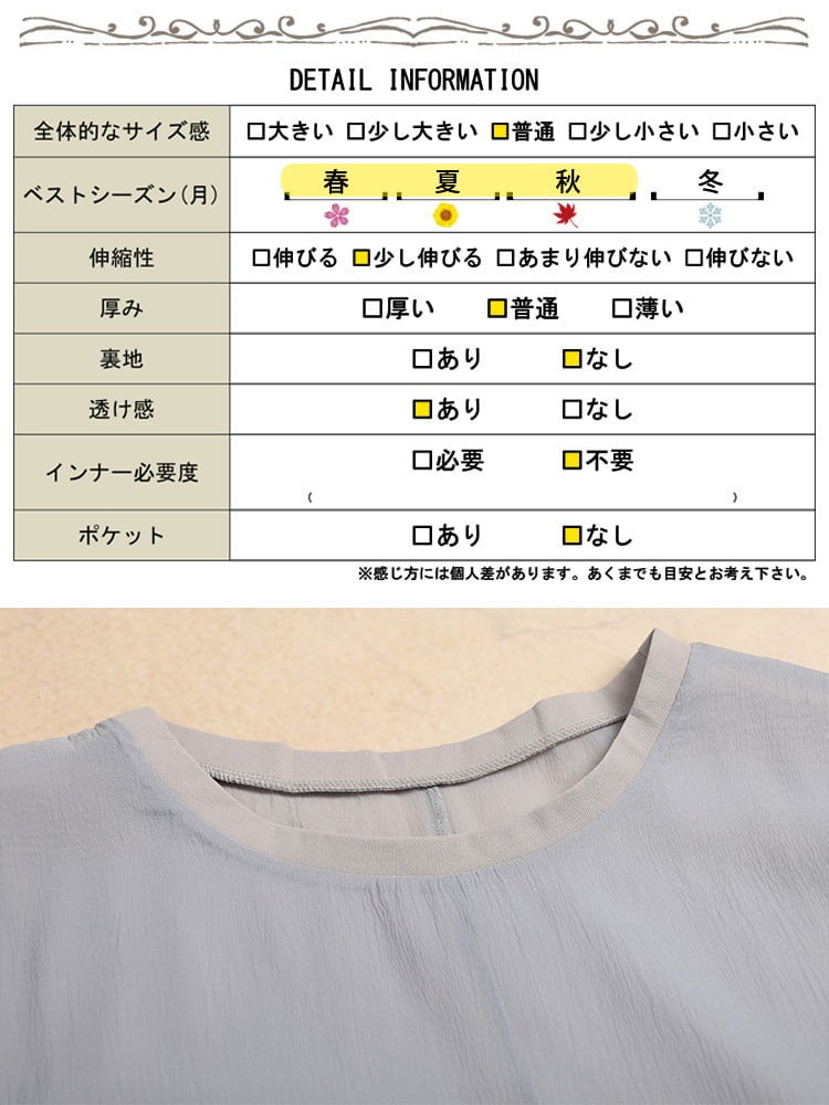 大きいサイズ レディース シアーワイドワンピース＆ノースリーブ
