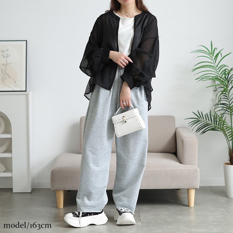 大きいサイズ レディース バックラッフルメッシュ切り替えブルゾン