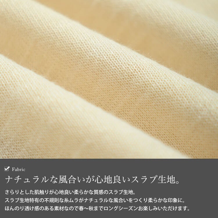 大きいサイズ レディース Vネックボリューム袖スラブカーディガン