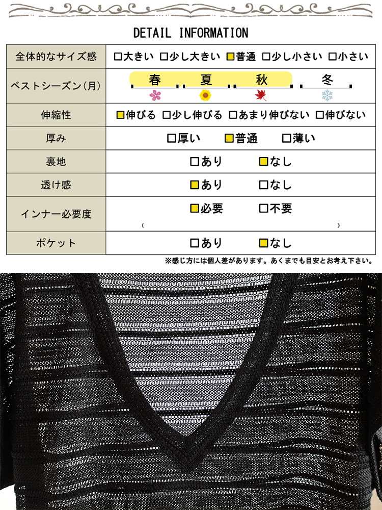 大きいサイズ レディース 透かし編みニット＆コットンタンクトップ2点セット