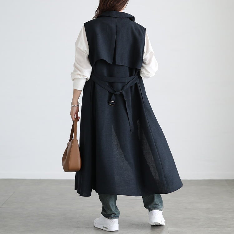 大きいサイズ レディース リネンライクオープンカラージレワンピース