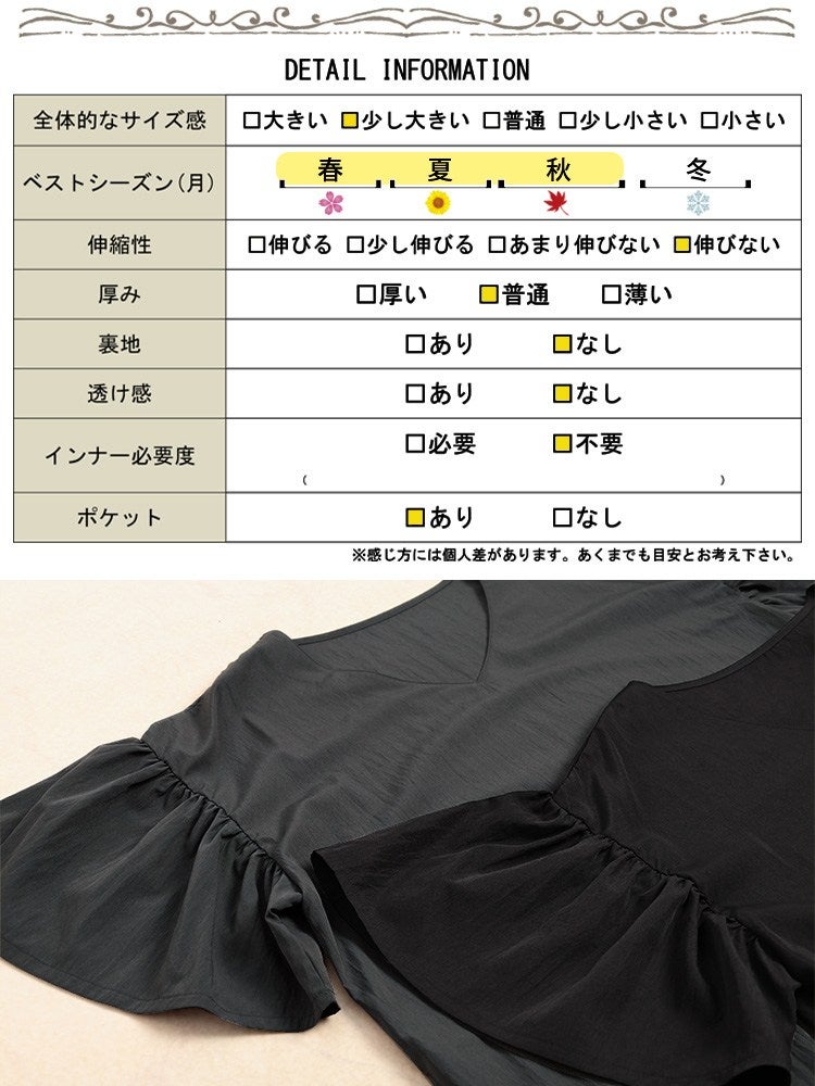 大きいサイズ レディース 接触冷感フリル袖ティアードワンピース
