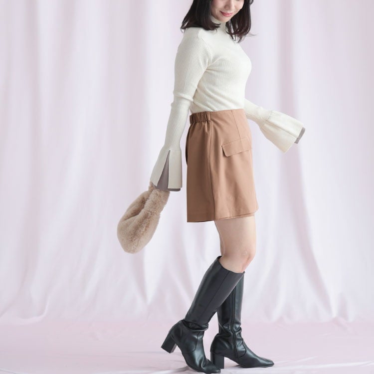 大きいサイズ レディース キュロットパンツ