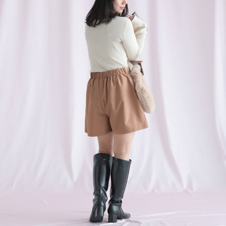 大きいサイズ レディース キュロットパンツ