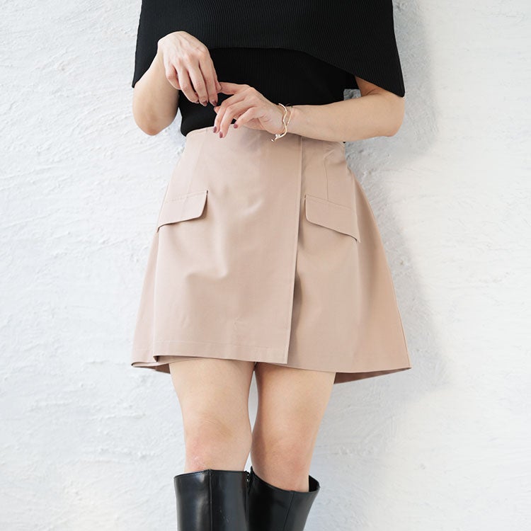 大きいサイズ レディース キュロットパンツ