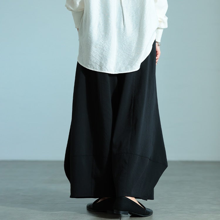 大きいサイズ レディース ビッグポケットバレルパンツ