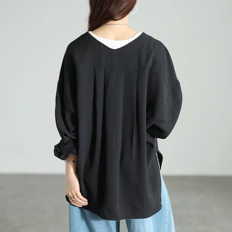 大きいサイズ レディース 袖ロールアップVネックカーディガン