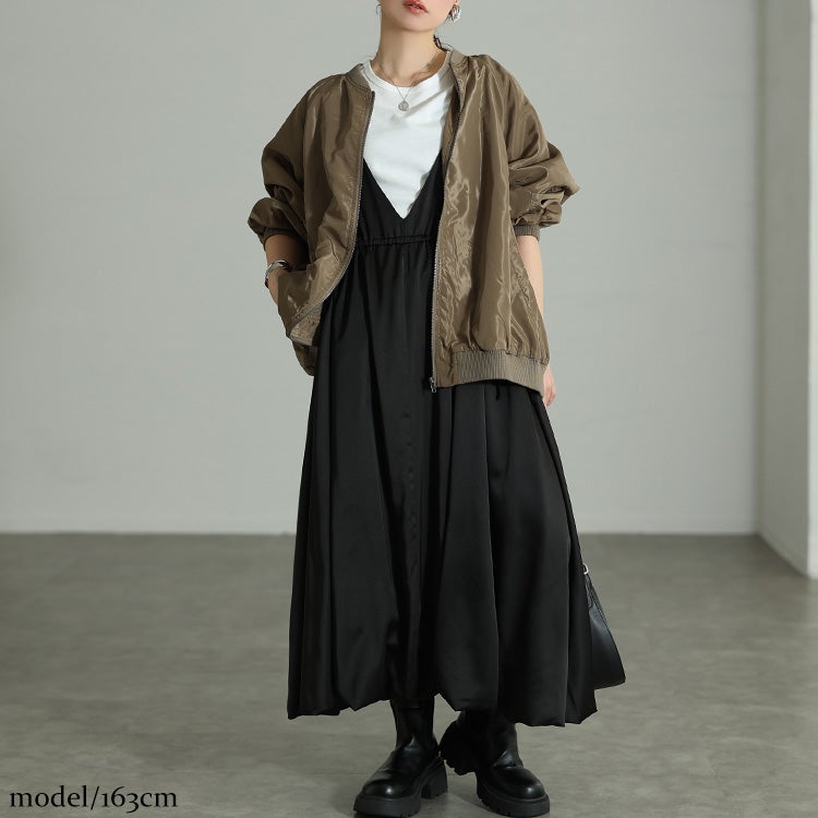 大きいサイズ レディース 肩リボンバルーンジャンパースカート