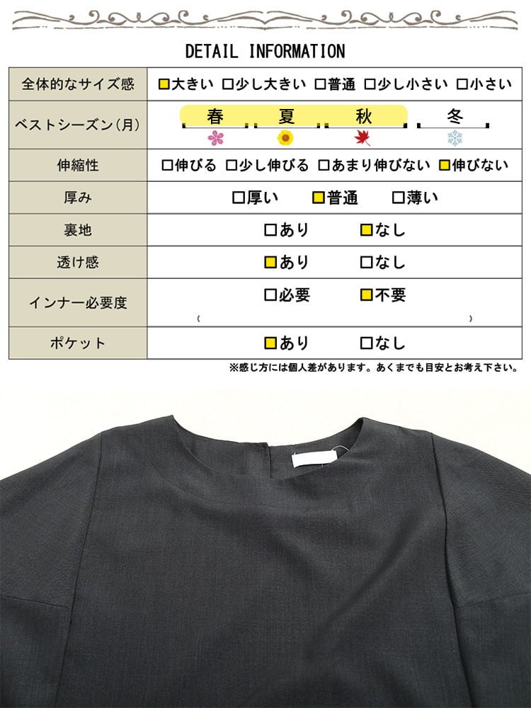 大きいサイズ レディース 麻調ドルマンコクーンワンピース