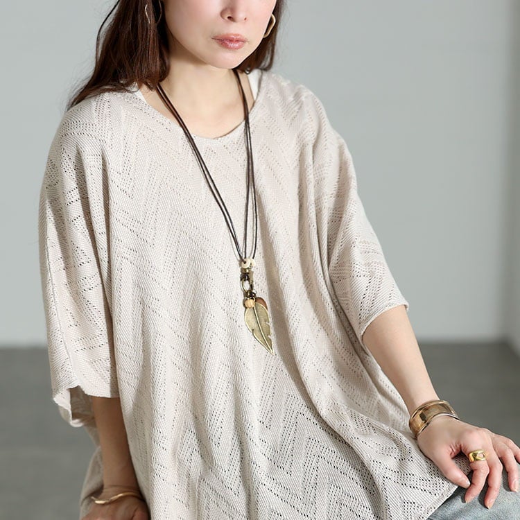 大きいサイズ レディース アンティークフェザーモチーフ2連コードネックレス