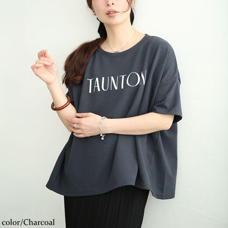 大きいサイズ レディース 接触冷感＆UVカット＆吸水速乾ロゴプリントTシャツ