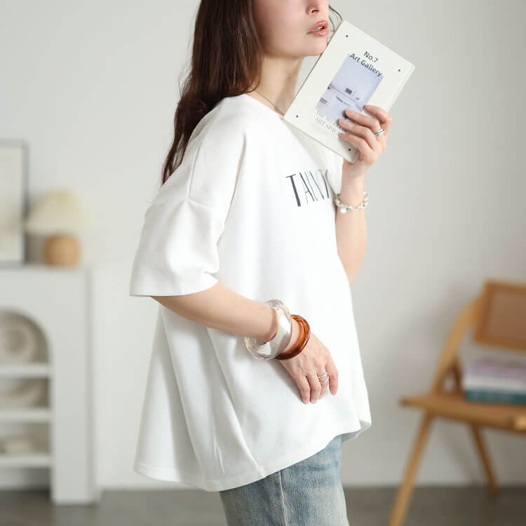大きいサイズ レディース 接触冷感＆UVカット＆吸水速乾ロゴプリントTシャツ