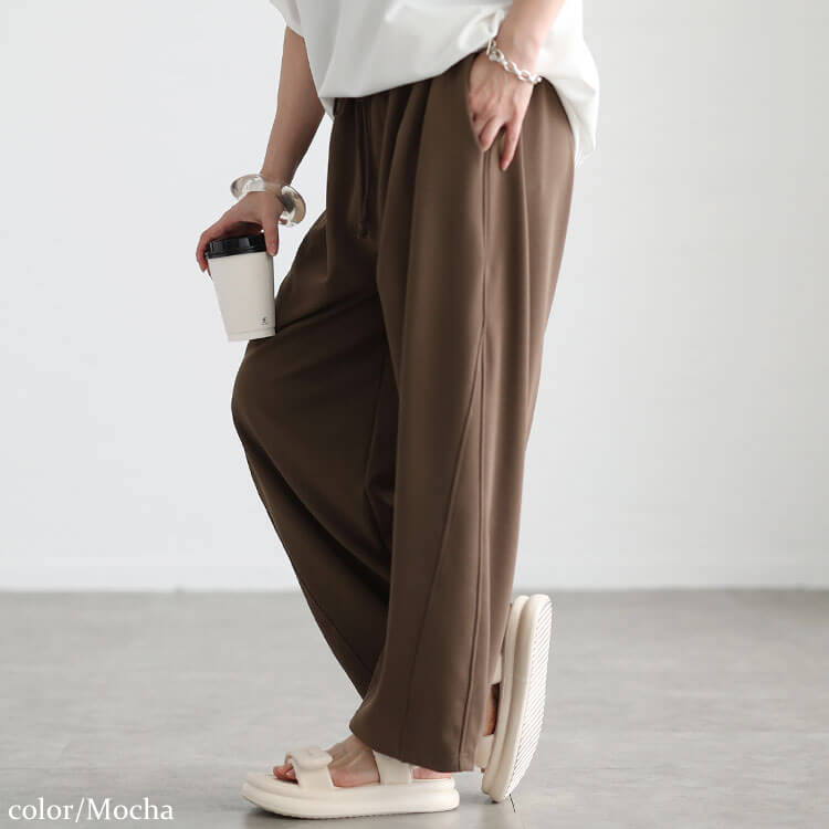 大きいサイズ レディース ストレッチバレルパンツ