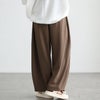 大きいサイズ レディース ストレッチバレルパンツ モカ