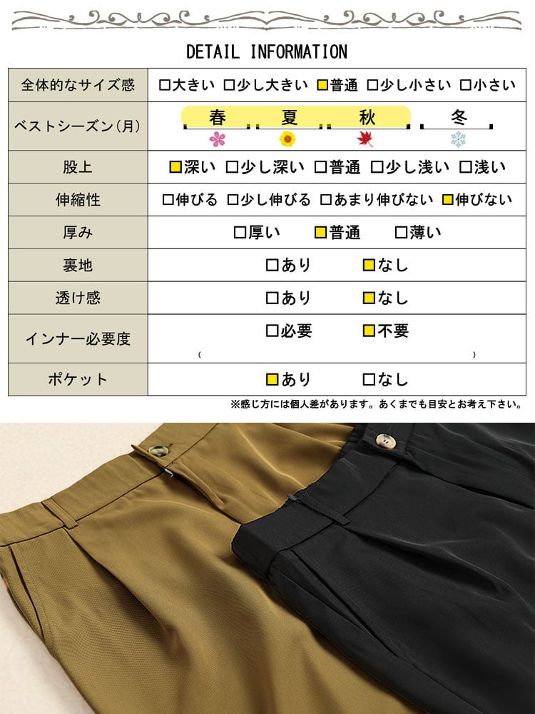 大きいサイズ レディース タックハーフパンツ