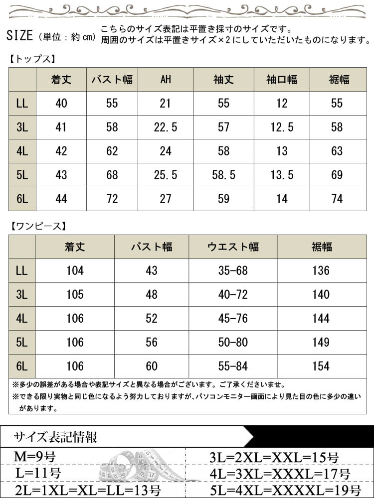 大きいサイズ レディース ワンショル透かし編みトップス＆ティアードワンピースセット