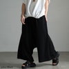 大きいサイズ レディース ワイドサルエルパンツ ブラック