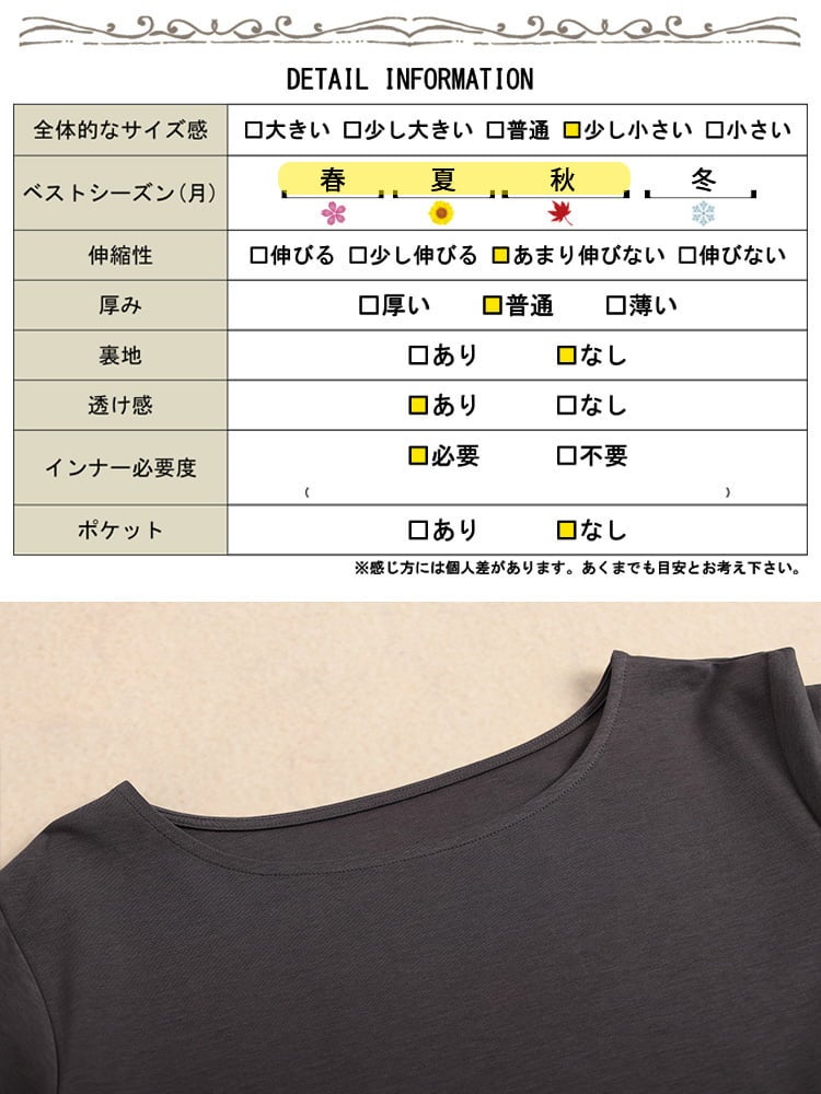 大きいサイズ レディース ワイドボートネックTシャツ