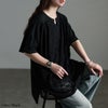 大きいサイズ レディース レースレイヤードチュニックTシャツ ブラック