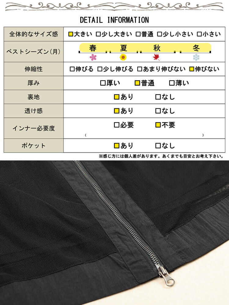 大きいサイズ レディース チュールレイヤードZIPフレアスカート