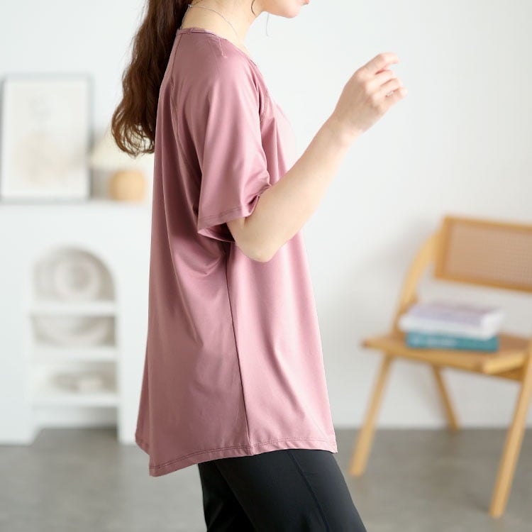 大きいサイズ レディース 吸汗速乾スポーツラグランTシャツ