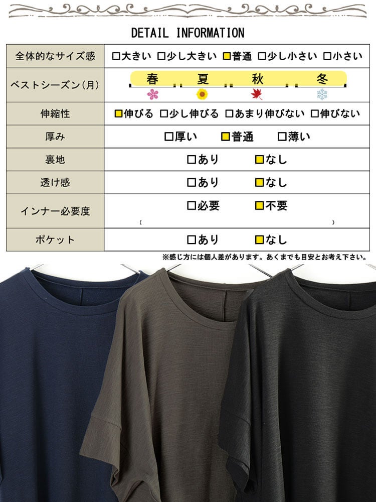 大きいサイズ レディース ワイドドルマンプルオーバー
