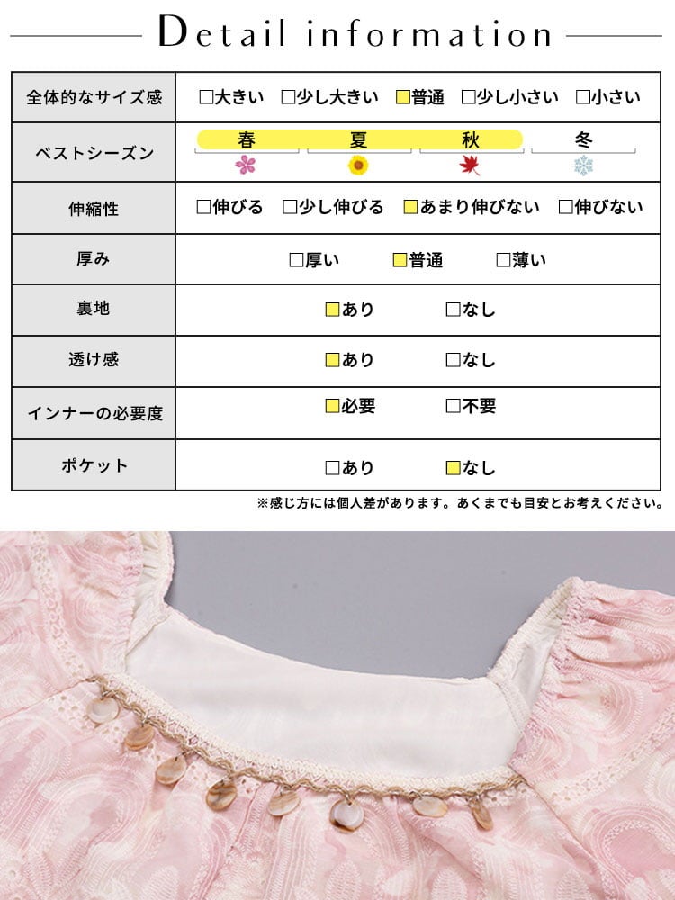 大きいサイズ レディース ボタニカル刺繍ワンピース goldy-1883