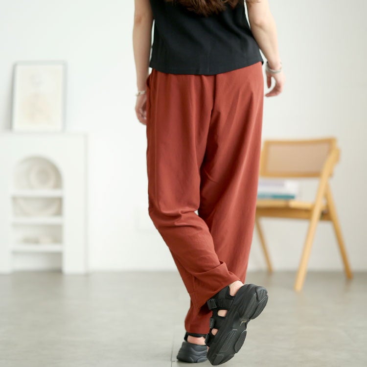 大きいサイズ レディース 冷感ハイウエストストレートパンツ