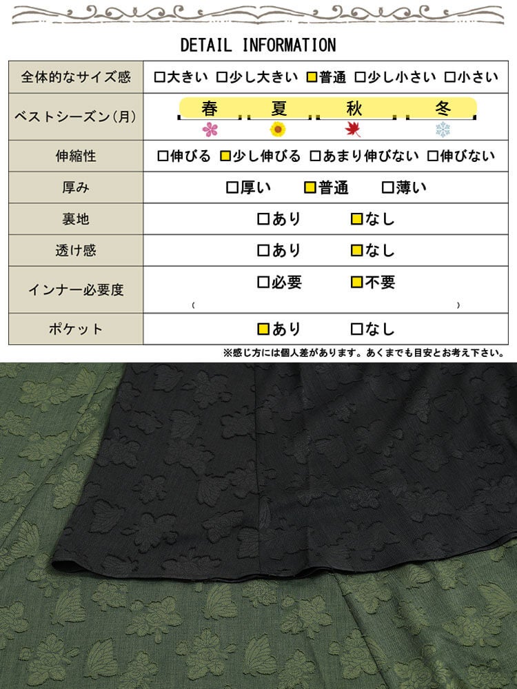 大きいサイズ レディース 花柄ジャガード後ろリボンキャミワンピース