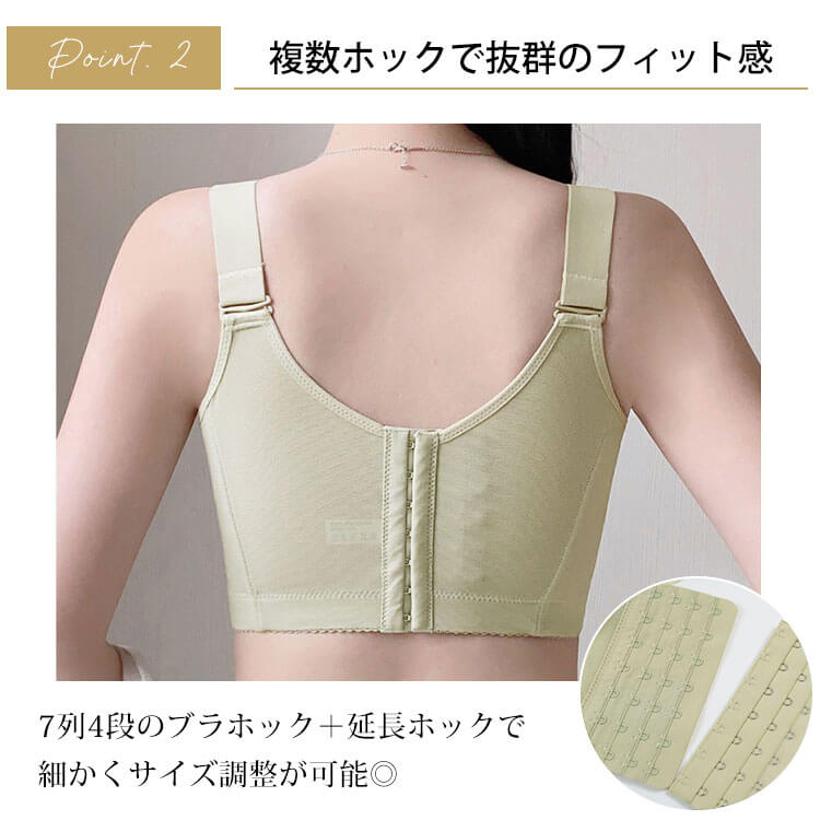 大きいサイズ レディース ノンワイヤー花柄レースブラジャー