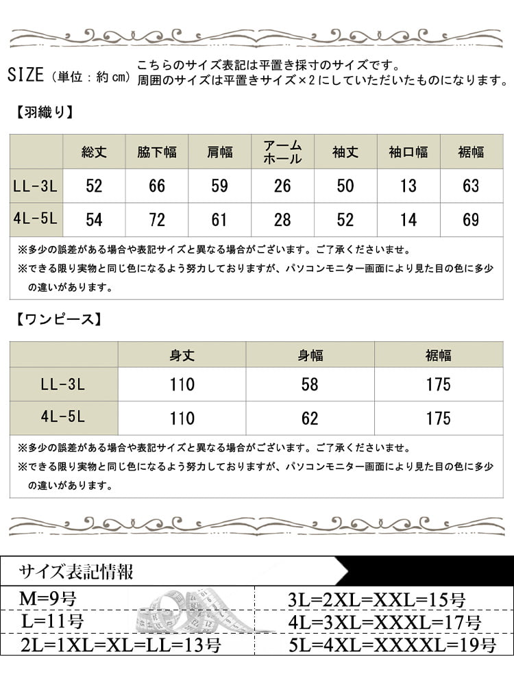 大きいサイズ レディース ニュアンス柄シアーシャツ＆キャミワンピース2点セット