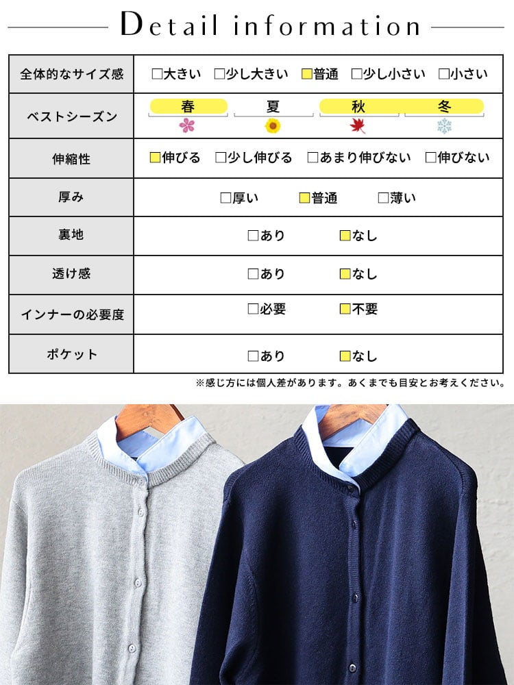 大きいサイズ レディース リボンカフスカーディガン