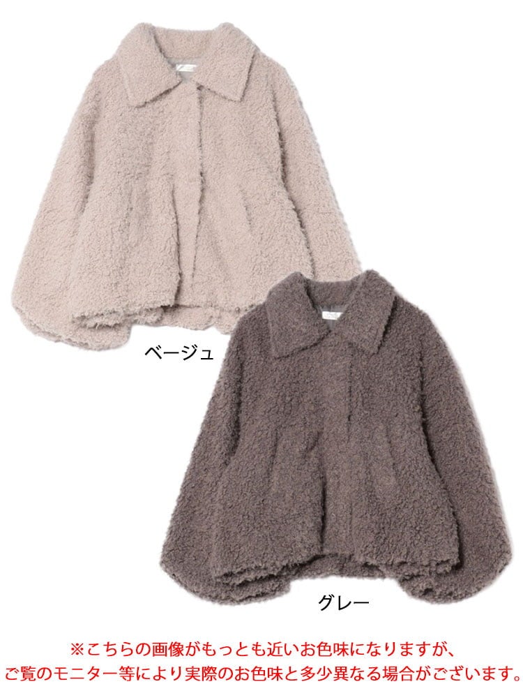 大きいサイズ レディース ショートボアジャケット ryfem-0023 | 大きい