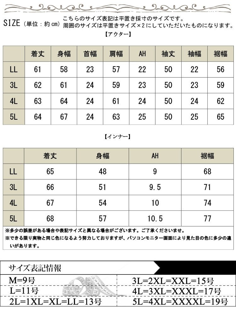 大きいサイズ レディース Vネックカーディガン＆裾レースキャミ2点セット