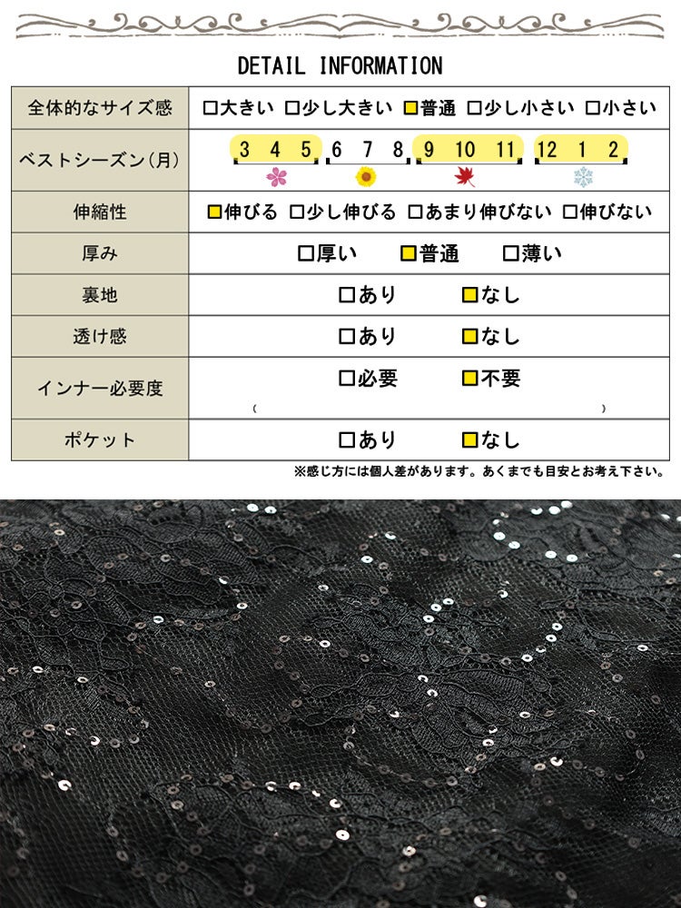 大きいサイズ レディース バックスパンコールレースVネックプルオーバー