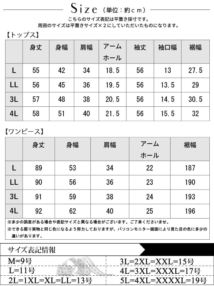 大きいサイズ レディース ニット＆ティアードミニワンピースセット