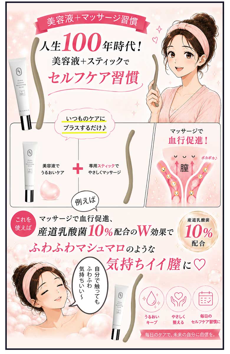大きいサイズ レディース Riswan デリケートゾーン保湿美容液