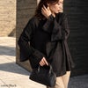 大きいサイズ レディース 透かし柄ダブルキャンディスリーブプルオーバー ブラック