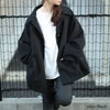 大きいサイズ レディース Aラインダッフルコート ブラック