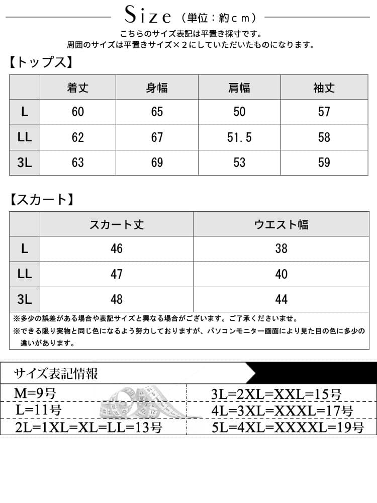 大きいサイズ レディース スウェット×シャツフェイクレイヤードトップス＆スウェットミニスカート
