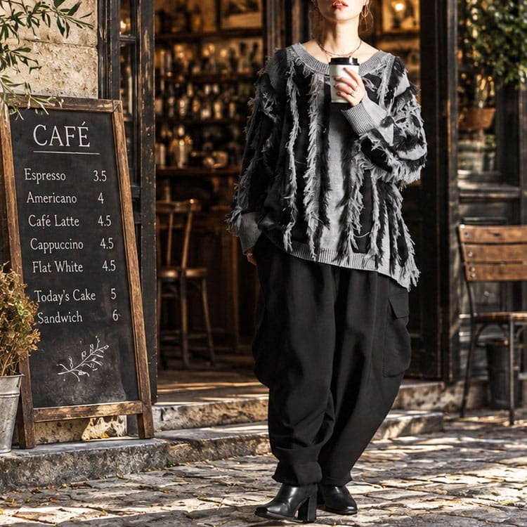 大きいサイズ レディース カーゴボンタンバルーンパンツ